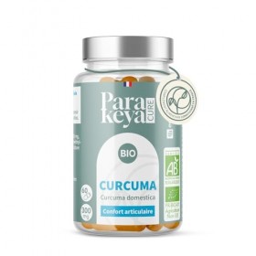Parakeya - Curcuma Bio 300 mg - 60 gélules - Confort articulaire & souplesse - Complément alimentaire