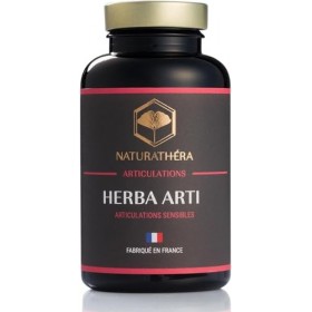 Naturathéra HERBA ARTI - Complément Alimentaire Confort de Mouvement - 90 Gélules - Fabriqué en France - Vegan - Sans Additif