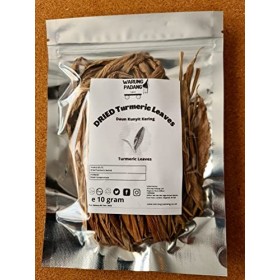 Feuilles de curcuma sèches dIndonésie/Daun Kunyit Kering 10 g