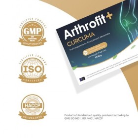 Arthrofit+ Curcumine 95% – Articulations, Mobilité & Confort | Boswellia, Harpagophytum, Saule, Vit. C | 30 Comprimés | Clean