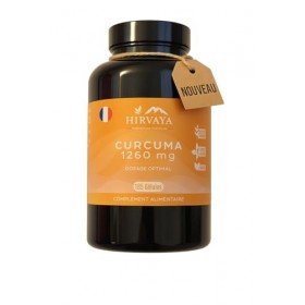 Curcuma 1260 mg | 185 Gélules Végan | Cure 3 Mois | Articulations & Digestion | Fabriqué en France | Sans Gluten ni Lactose -
