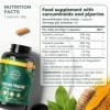 Primal Harvest® Lot de 2 extraits de curcuma de curcuma avec poudre de curcuma bio BioPerine® 95% curcuminoïdes testés en lab