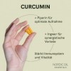 Capsules de curcuma | Hautement dosé avec 700 mg 100 % de curcumine en poudre de curcuma par dose quotidienne | 120 capsules