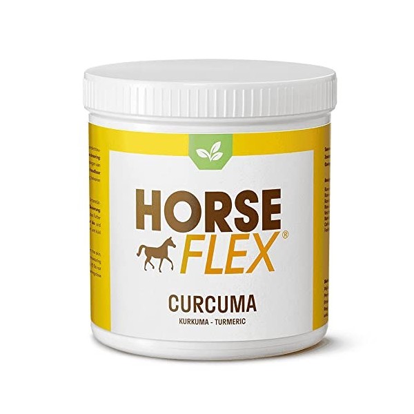 Horse Flex Curcuma poudre pour chevaux pour soutenir la peau, le système musculo-squelettique et la digestion - 2400 grammes
