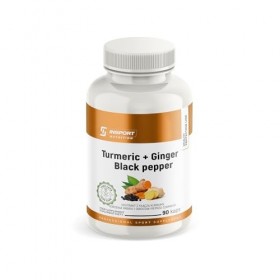 Extrait de Rhizome de Curcuma, Racine de Gingembre et Grains de Poivre noir - 320mg dextrait de curcuma dont 95% de curcumin ...