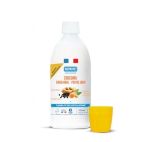 Curcuma, Gingembre, Poivre Noir - 500 ml