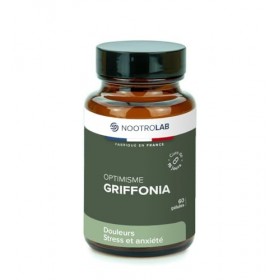 Griffonia Simplicifolia – Humeur Positive, Sérénité & Sommeil – Source Naturelle de 5-HTP – Extrait Standardisé 25% - 60 Gélu