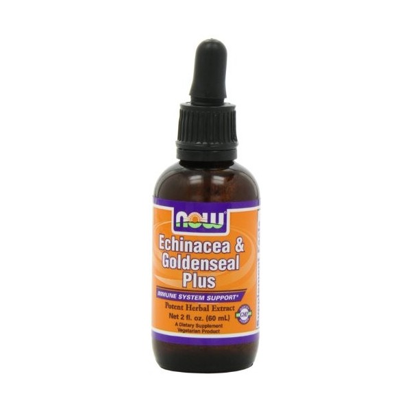 NOW Foods Echinacea & Goldenseal Plus - 60 ml.