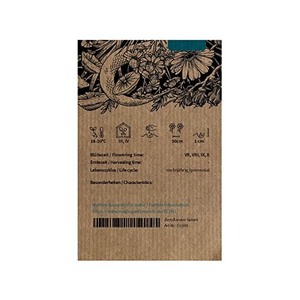 Échinacée à feuilles étroites Echinacea angustifolia env. 30 semences