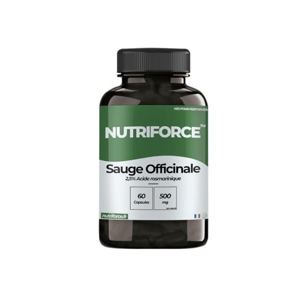 Sauge Officinale | Mémoire & Concentration | Digestion & Immunité | 60 Gélules