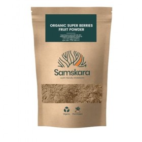Poudre de super baies biologiques à mélanger | Maca, Acai, Camu, Acelera, Blueberry, Lucuma, Maca et Baobab | pour smoothies,
