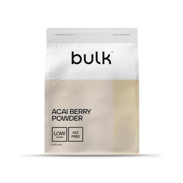 Bulk Poudre de baies daçaï, 250 g LEmballage Peut Varier