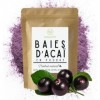 Poudre d’Açaï 100% Naturelle – Superaliment – Idéale pour Smoothies, Açaï Bowls, Pâtisseries & Recettes Santé – Sans Sucres A...