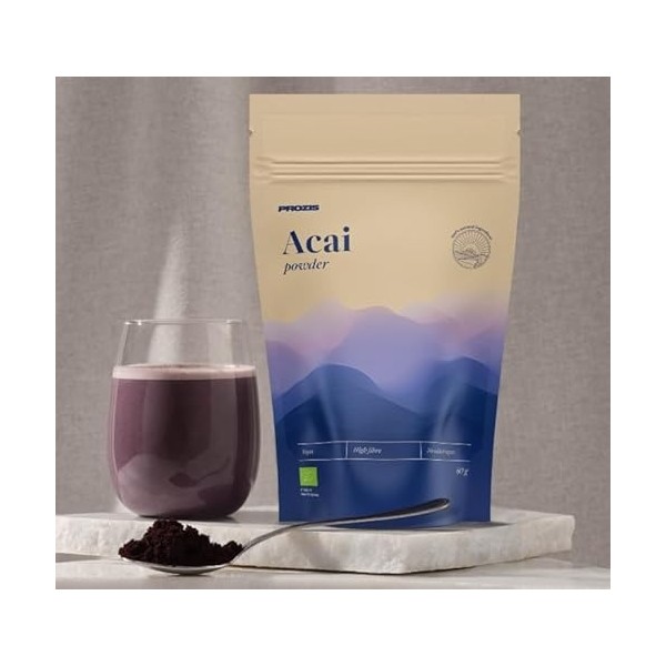 Prozìs Acai Berry 60 gr - pur extrait de baies dAcai Antioxydant naturel