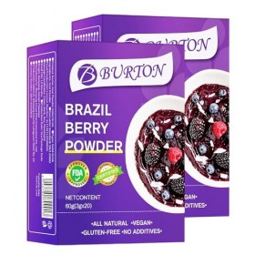 Poudre de Baies Daçaï Bio - Poudre de Fruits Daçaï Lyophilisée 100% Pure, Superaliment Riche en Antioxydants pour Smoothies