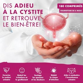 D-MANNOSE Stock pour 6 mois 180 Comprimés Haute Dose et Absorption I D-Mannose De 500 mg. + Canneberge E.S. De 40 mg. | San