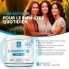 D Mannose Pur 2000mg, 180 Gélules PiùLife 3 Par Jour, Complément Pour Les Voies Urinaires Femmes, Complément Cystite, Bien-êt