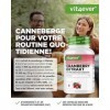 Extrait de canneberge + Vitamine C – 365 gélules de canneberge – Extrait 25:1, équivalent à 25.000 mg – 6% proanthocyanidines