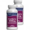 Comprimés de canneberge 5000 mg | Soutient le système immunitaire et protège contre le stress oxydatif | Convient aux végétal