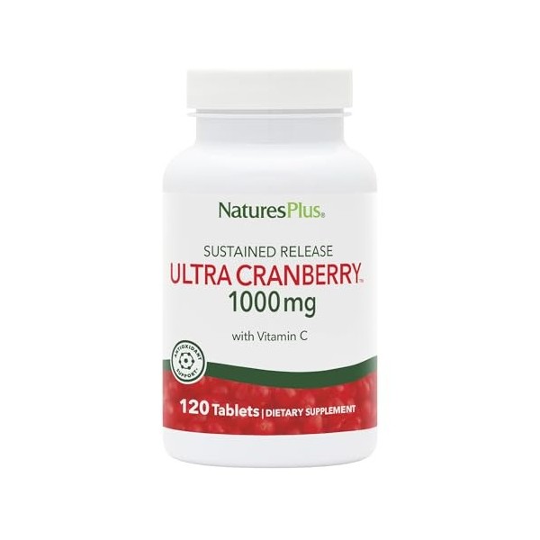 NATURESPLUS ULTRA CRANBERRY 1000mg. 120comp. – complément alimentaire sous forme de comprimés, se prend chaque jour conformém