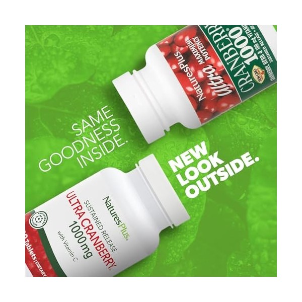 NATURESPLUS ULTRA CRANBERRY 1000mg. 120comp. – complément alimentaire sous forme de comprimés, se prend chaque jour conformém