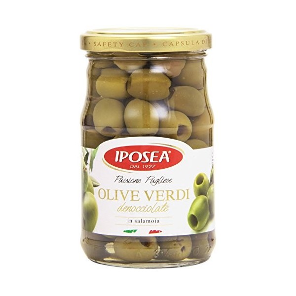 OLIVES VERTES DÉNOYAUTÉES IPOEA 290 GR