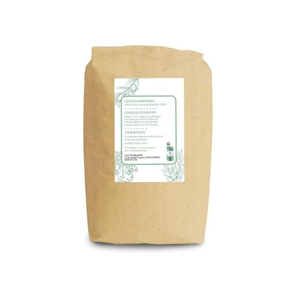 Feuilles d’Olivier 1 kg – Plante Médicinale Traditionnelle pour Circulation, Tension & Défenses Naturelles | Infusion Bien-Êt