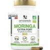 Moringa Oleifera BIO | Extra Fort, 10 000mg par jour | 100% Naturel et Pur | 120 Gélules vegan de 700mg | Qualité Supérieure