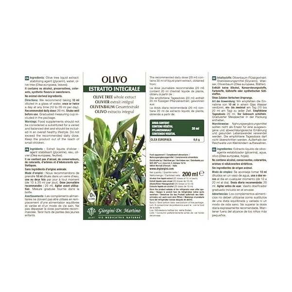 Dr. Giorgini Olivier Extrait Intégral – 200 Ml