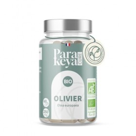 Parakeya - Olivier Bio 250mg | Complément alimentaire | 60 gélules Feuille d'olivier