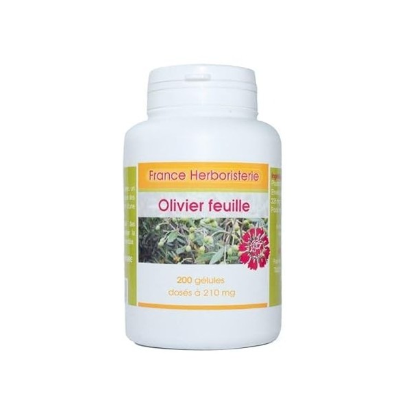 GELULES OLIVIER feuille 200 gélules dosées à 210 mg