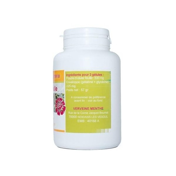 GELULES OLIVIER feuille 200 gélules dosées à 210 mg