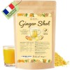 DETOX ORGANICA Ginger Shot - Jusquà 160 shots de Jus de Gingembre et Curcuma- Booster et Detox - 125g Préparation en poudre ...