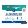 Ultradigest Ballonnements - Confort gastro-intestinal - Charbon, Mauve, Fenouil, Mélisse, Gingembre - Facilite la digestion -