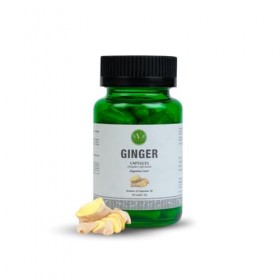 Vanan Gingembre 100% Naturel | Extrait de Racine 250 mg | Digestion, Confort Intestinal & Soutien Immunitaire | Gélules Végan