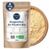 Gingembre Bio en Poudre en Vrac - Infusion et Tisane Digestion et Bien-Être - Zingiber Officinale Roscoe - Agriculture Biolog...