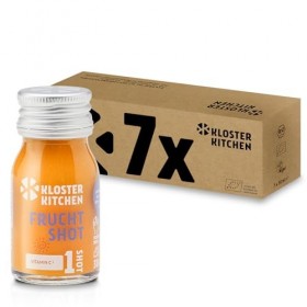 Kloster Kitchen Bio Gingembre Shot Fruit pour Enfants 1SHOT 7 x 30 ml avec des morceaux de gingembre I Shot de gingembre végé