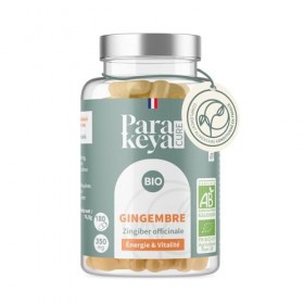 Parakeya - Gingembre|Energie & Vitalité bio | Complément alimentaire |180 Gélules