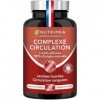 Circulation Sanguine Jambes - Drainage Lymphatique - Vigne Rouge, Marron d’Inde et Hamamelis - Contre Jambes Lourdes - 100% N
