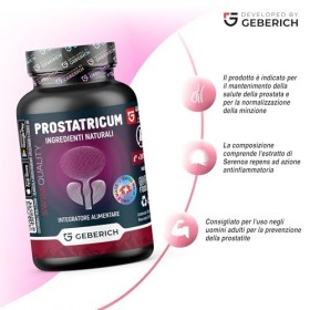 Prostatricum – 30 Capsules – Prostate Saine et Confort Urinaire – avec Serenoa repens, Échinacée, Ginkgo Biloba – Complément 