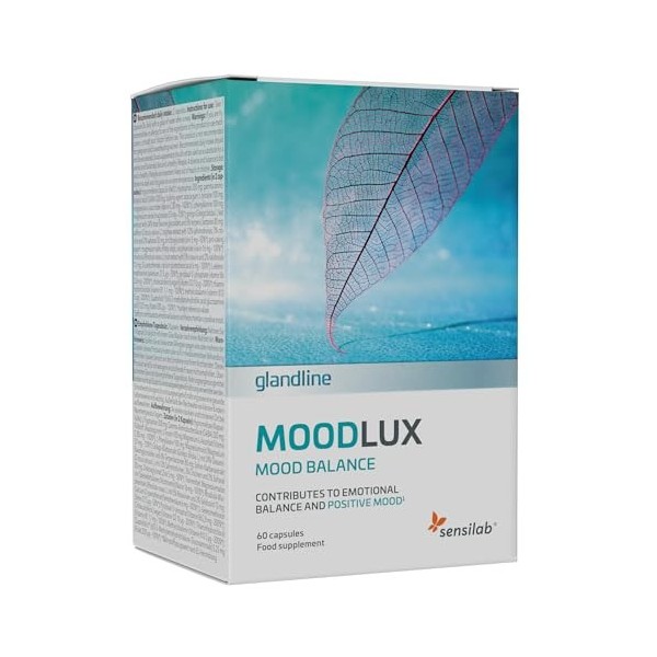 Complément Alimentaire pour l’Humeur avec Safran, Rhodiola, Ginkgo, L-Tyrosine, Magnésium et Sélénium – 60 Gélules – MoodLux