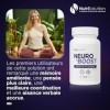 Neuro Boost par Nutrisolution - Boost Cognitif & Énergie, Vitamines B, Ginkgo Biloba, Bacopa, Acide Alpha Lipoïque, Végétalie...