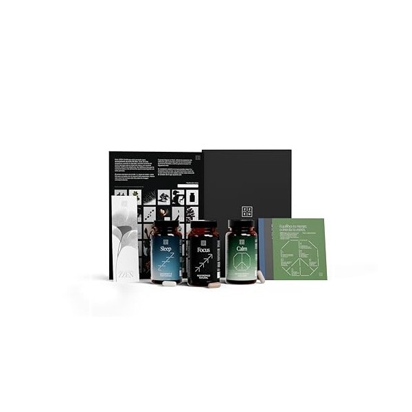 ZZEN FOCUS Nootropique Memoire et Concentration Performance Cognitive – Cafeine, L Theanine, Bacopa Monnieri, Ginko Biloba, R...