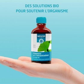 WELEDA EPB® Ginkgo Bio – Mémoire et Concentration, Complément Alimentaire Mémoire, Ginkgo Biloba, Soutient les Performances C