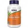 Now Foods, Double Strength Ginkgo Biloba, 120mg, 100 Capsules végétaliennes, Testé en Laboratoire, Sans Soja, Sans Gluten, Vé