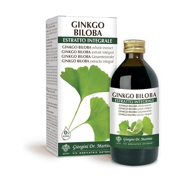 Dr. Giorgini Ginko Biloba Extrait Intégral – 200 Ml
