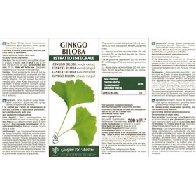 Dr. Giorgini Ginko Biloba Extrait Intégral – 200 Ml