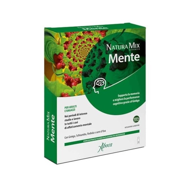 Aboca Natura Mix Advanced Mente 10 Ampoules