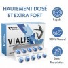 VIALIS x 10 gélules – Complément naturel à effet immédiat et durable – Extra fort – Hautement dosé avec ginseng, maca, tribul