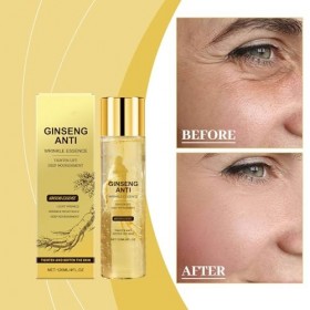Anti Rides Puissant Immediat Serum,Skin Care Coréenne Visage,Soin Coréen Visage Essence Sérum,Ginseng Anti Rides Instant Pept...